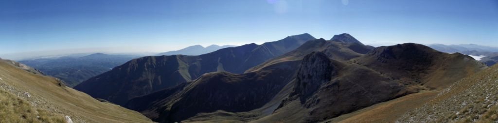 panorama dalla vetta del monte porche