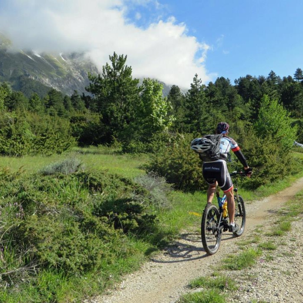 salita verso forca di presta