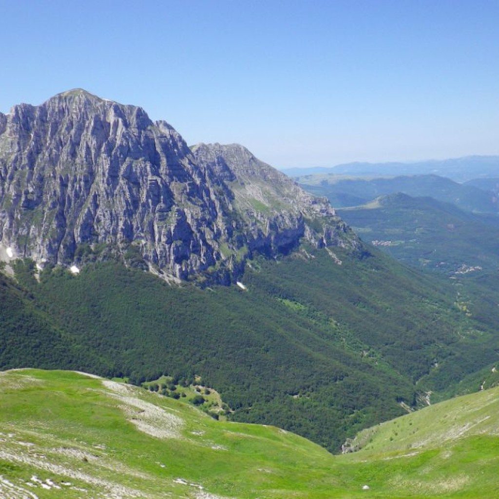 monte bove nord e la val di panico