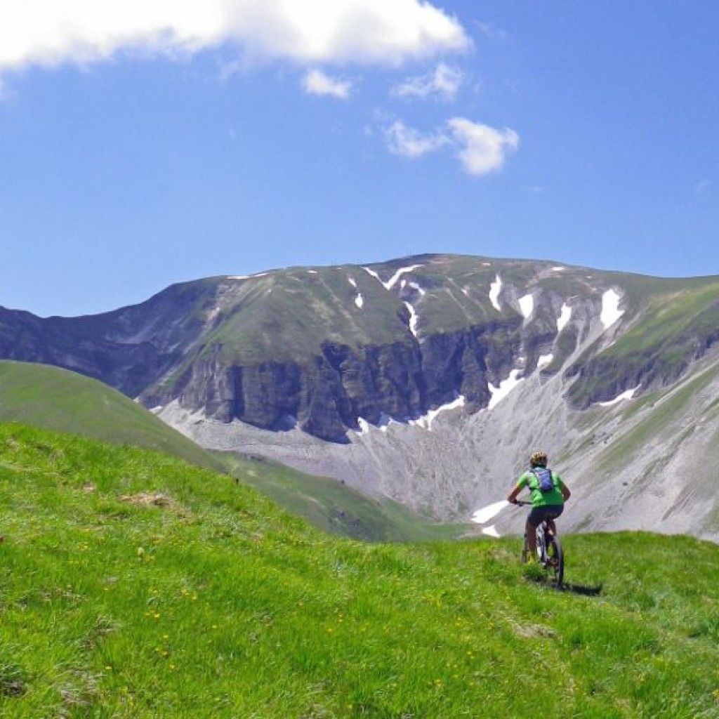 discesa nell'alta val di panico