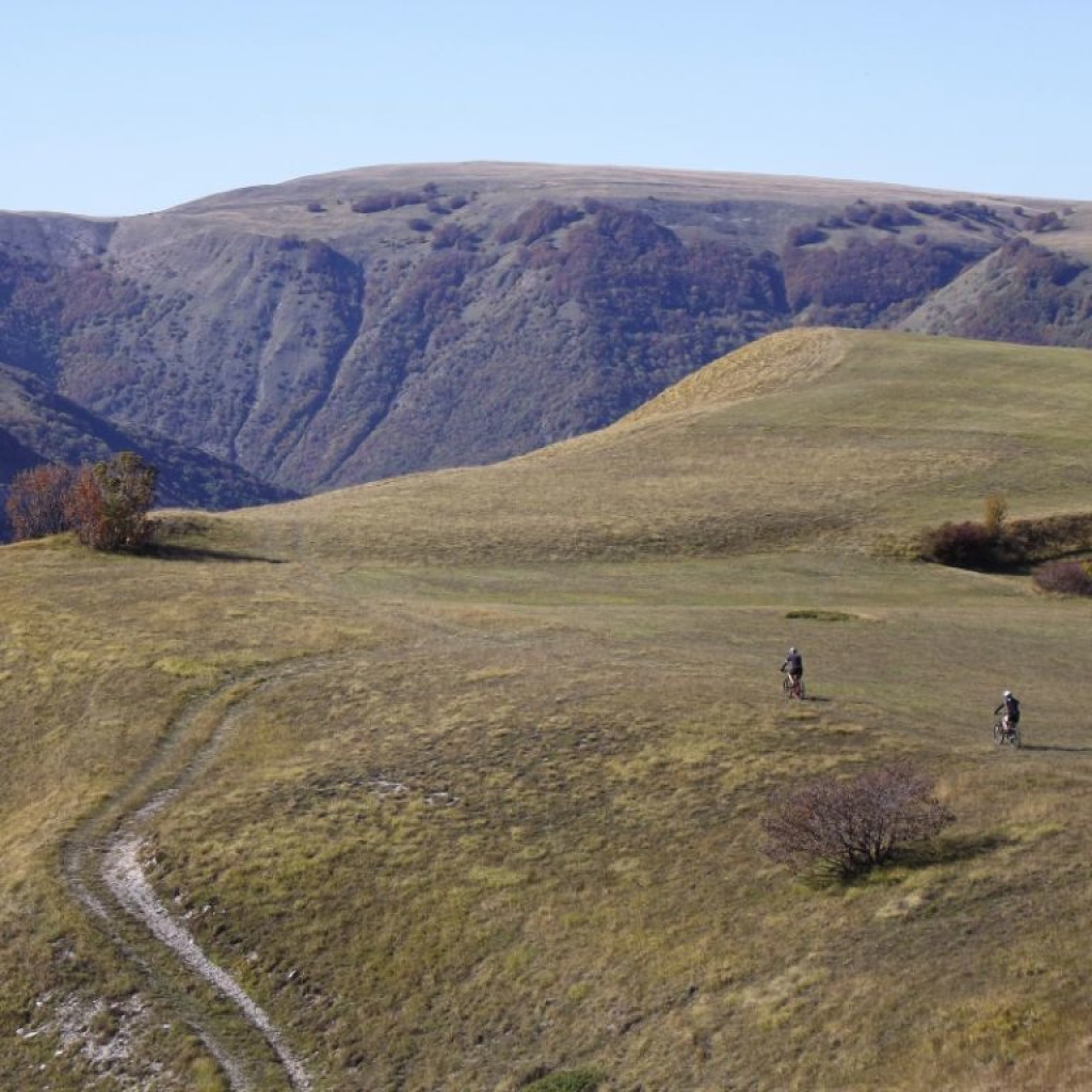 imbocco del sentiero per fonte dell'aquila