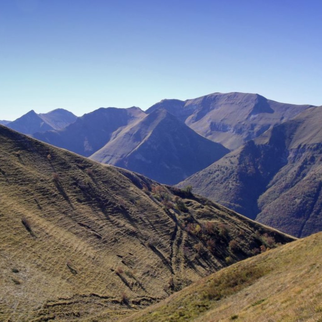 imbocco del sentiero per fonte dell'aquila