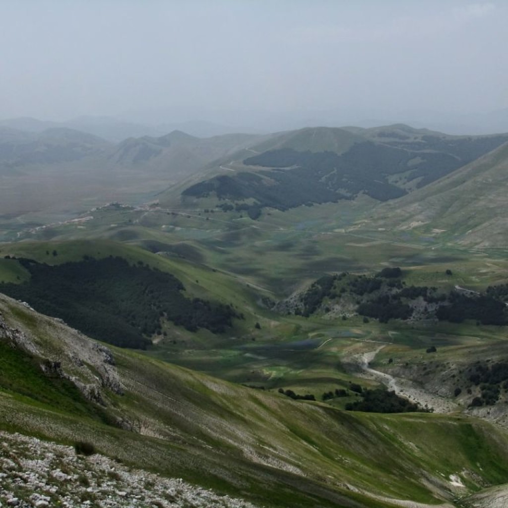 panorama sulle piane di castelluccio