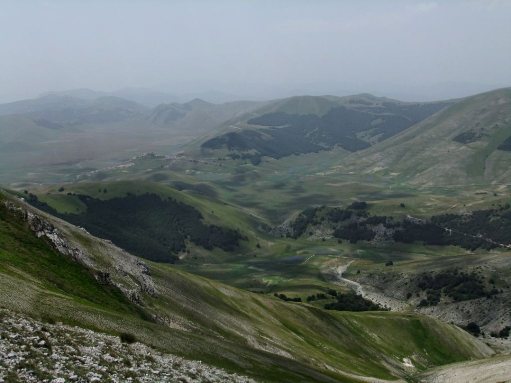 panorama sulle piane di castelluccio