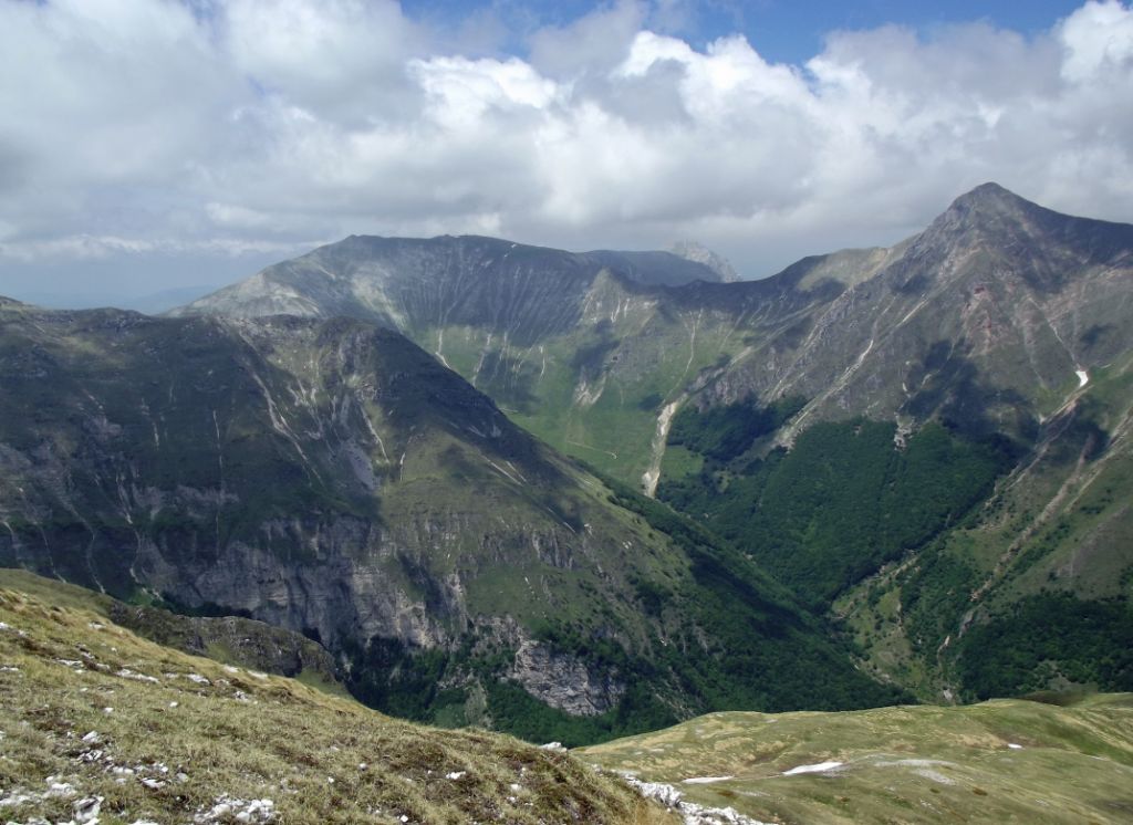 panorama dalla sella della sibilla