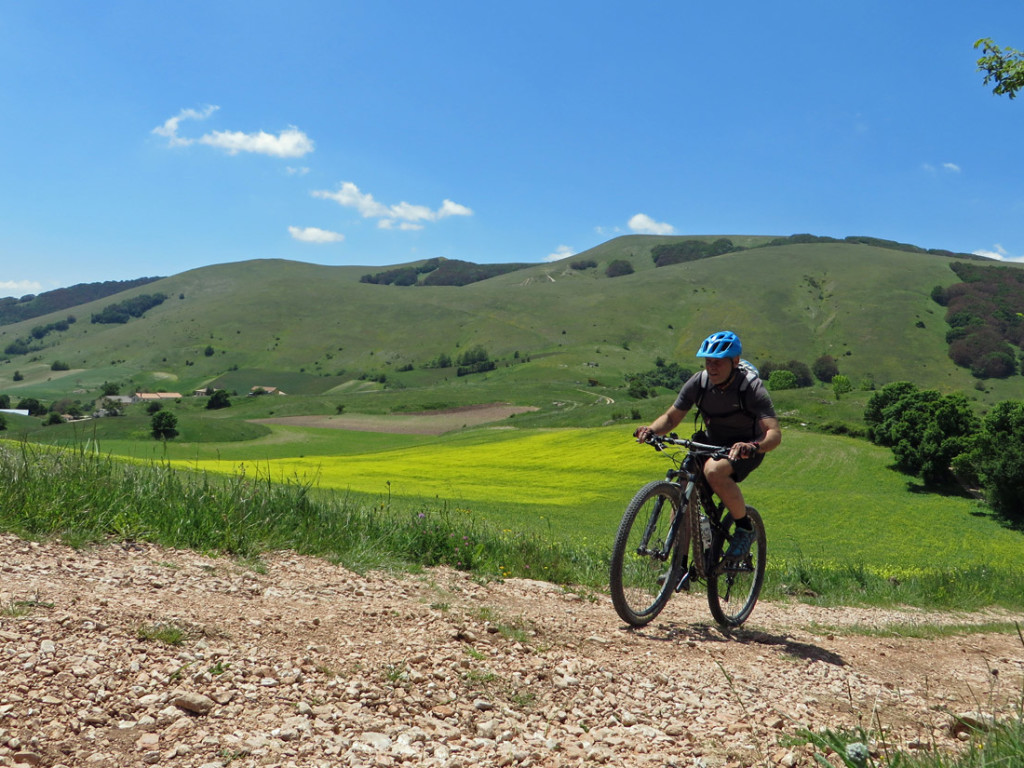 salita alla vetta del monte fietone