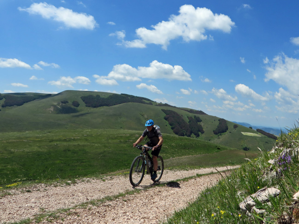 salita alla vetta del monte fietone