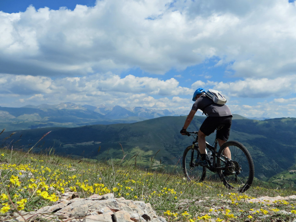 discesa dal monte fietone