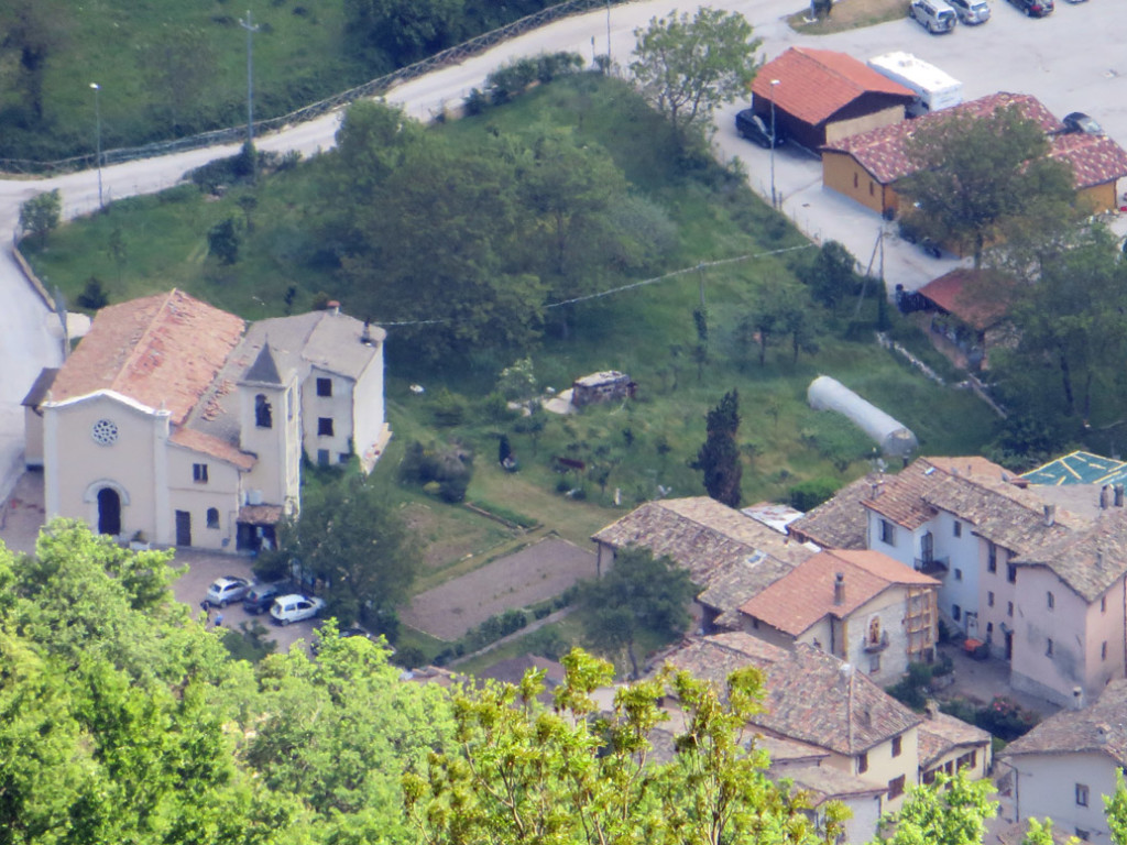 vista verticale su montecavallo