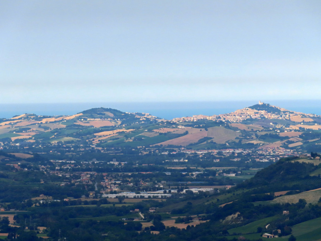 Monte San Martino - Vista su Mar Adriatico